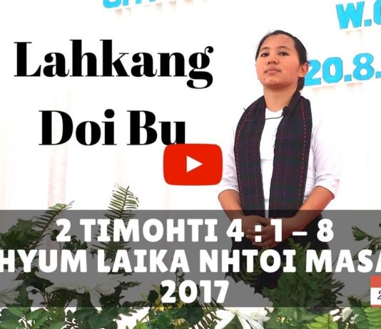 Bible Sunday: Shayi Lahkang Doi Bu