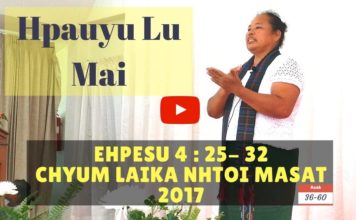 Bible Sunday: Shayi Hpauyu Lu Mai
